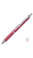 PENTEL Energel Retractable Gel Pen (BL407) - Red (Crimson) Barrel - 0.7mm - Gift Box
