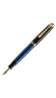 PELIKAN Souveran M800 Fountain Pen - Blue/Gold Trim