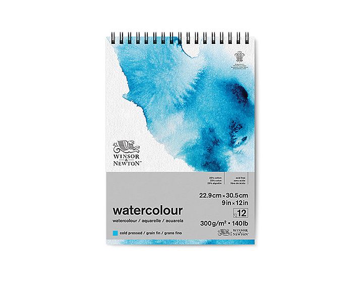 Buy WINSOR & NEWTON Watercolour Spiral Pad 9 x 12