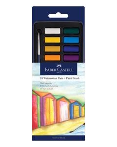 FABER-CASTELL Watercolour Pans - Set 18