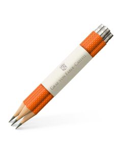 GRAF VON FABER-CASTELL Pocket Pencils - Burned Orange (3 Pack)