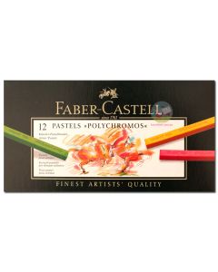 FABER-CASTELL Polychromos Pastel Blocks - Box of 12