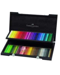 FABER-CASTELL Polychromos Coloured Pencils - Wooden box of 120