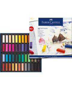FABER-CASTELL Goldfaber Studio Quality Soft Pastels - Box of 48