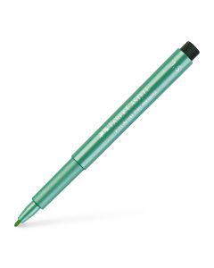 FABER-CASTELL Pitt Artist Pen - 294 Green Metallic tip pen (1.5mm)