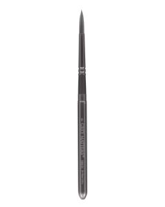 JACK RICHESON & CO Grey Matters Watercolour Travel Brush - Grey Synthetic - Pointed Size 8 (5 x 22mm)