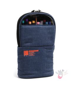 AKASHIYA SAI Watercolour Brush Marker - Field Set (includes 20 brushes, outliner, paint brush, flower palette, collapsible square cup and stand-up case)