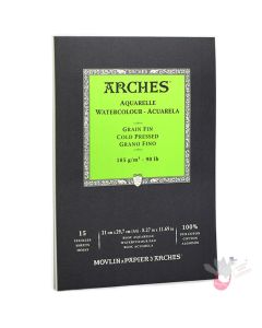 ARCHES Watercolour Pad (Medium) 185g - 15 Sheets - A4