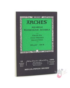 ARCHES Watercolour Pad (Cold Pressed) 300g - 12 Sheets - A5