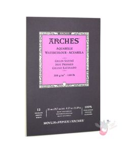 ARCHES Watercolour Pad (Smooth) 300g - 12 Sheets - A4