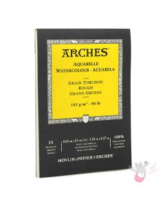 ARCHES Watercolour Pad (Rough) 185g - 15 Sheets - A5