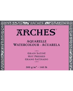 ARCHES Watercolour Block (Smooth) 300g - 20 Sheets - 180 x 260mm (A4-)