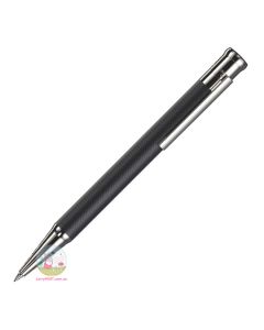 OTTO HUTT Design 04 - Mechanical Pencil 0.7mm - Squared Guilloche and Sterling Silver - Black