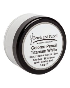 BRUSH & PENCIL Coloured Pencil - Titanium White - 14g