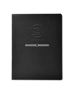 CLAIREFONTAINE Crok' Book - Black Paper 120gsm - 40 pages - A5+ (16.7 x 21.9cm)