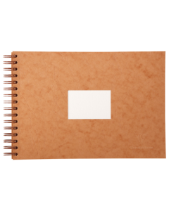 CLAIREFONTAINE Travel Watercolour Sketchbook (Kraft) - Rough Press - 300gsm - 100% Cotton - A4 - 20 Sheets