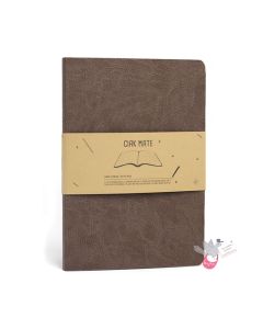 CIAK Mate Soft Cover Notebook - Medium (B6) - Dot Grid Pages - Milk Chocolate