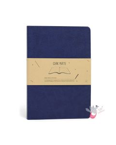 CIAK Mate Soft Cover Notebook - Medium (B6) - Dot Grid Pages - Navy Blue