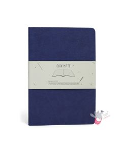 CIAK Mate Soft Cover Notebook - Medium (B6) - Ruled Pages - Navy Blue