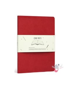 CIAK Mate Soft Cover Notebook - Medium (B6) - Ruled Pages - Red