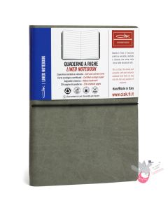 CIAK Bonded Leather Cover Notebook (A5) - Ruled - Grey