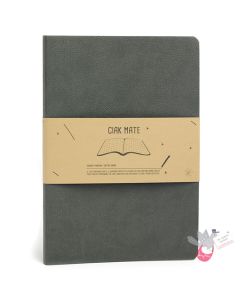 CIAK Mate Soft Cover Notebook - Large (A5) - Dotted Pages - Dark Grey 