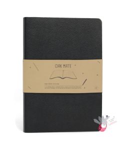 CIAK Mate Soft Cover Notebook - Large (A5) - Dotted Pages - Black