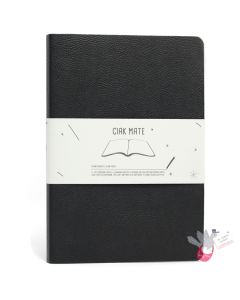 CIAK Mate Soft Cover Notebook (A5) - Plain Pages - Black
