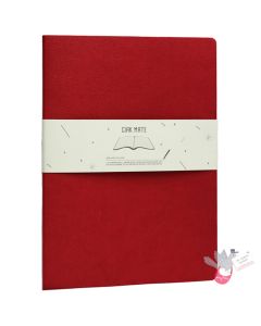 CIAK Mate Soft Cover Notebook - A4 - Ruled Pages - Red