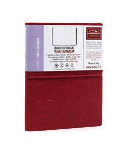 CIAK Travel Notebook - Medium (B6) - Plain/Ruled Pages - Red