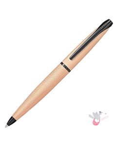CROSS ATX Ballpoint - Brushed Rose Gold with Diamond Etch