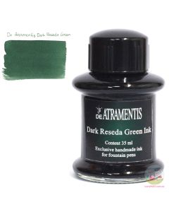 DE ATRAMENTIS Fountain Pen Ink 35mL - Dark Reseda Green