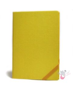 DAYCRAFT Make My Day Notebook - Fabric - Ruled (A5) - Yellow