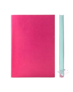 DAYCRAFT Signature Notebook Soft Cover - Ruled (A5) - Magenta