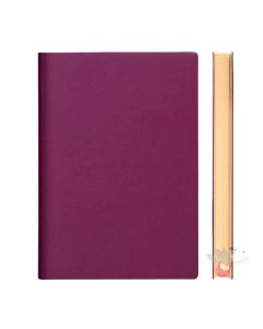 DAYCRAFT Signature Notebook Soft Cover - Grid/Squared (A5) - Purple