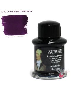 DE ATRAMENTIS Fountain Pen Ink 35mL - Alexander Hamilton - Aubergine (dark purple)