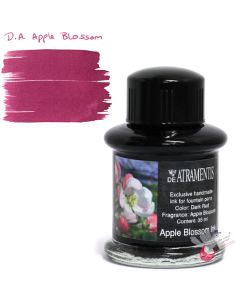 DE ATRAMENTIS Fountain Pen Ink 35mL - Apple Blossom Fragrance - Dark Red Colour
