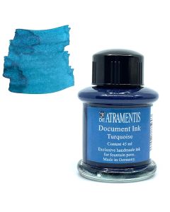 DE ATRAMENTIS Permanent Document Ink 45mL - Turquoise