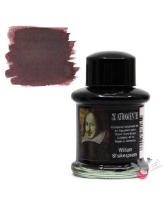 DE ATRAMENTIS Fountain Pen Ink 45mL - William Shakespeare - Dark Brown