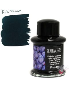 DE ATRAMENTIS Fountain Pen Ink 35mL - Plum Fragrance - Plum Blue Colour