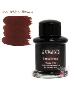DE ATRAMENTIS Fountain Pen Ink 35mL - Sepia Brown