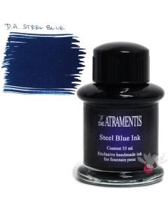 DE ATRAMENTIS Fountain Pen Ink 35mL - Steel Blue