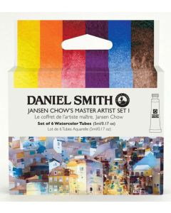 DANIEL SMITH Jansen Chow's Master Artist Set I (Simple Palette) - 5mL x 6 Colours