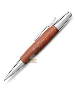 FABER-CASTELL E-Motion - Chrome and Pear Wood - Twist Pencil 1.4mm