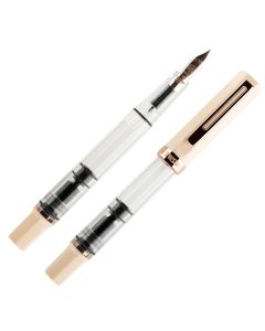 TWSBI Eco Fountain Pen - Creme with Rose Gold - EF Nib