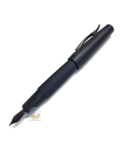 FABER-CASTELL e-motion - Pure Black - Fountain Pen - Med Nib (includes converter)
