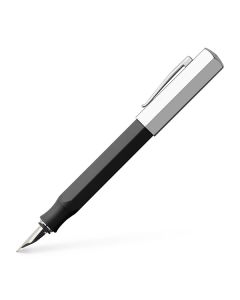 FABER-CASTELL Ondoro - Graphite Black - Fountain Pen (includes converter)