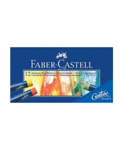 FABER-CASTELL Studio Quality Goldfaber Permanent Oil Pastels - Box of 12