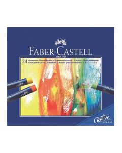 FABER-CASTELL Studio Quality Permanent Oil Pastels - Box of 24