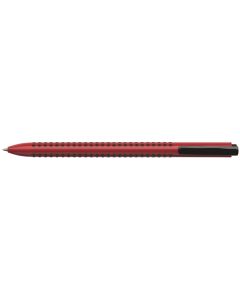 FABER-CASTELL 2022 Grip Ballpoint Pen - Red (Black Clip)